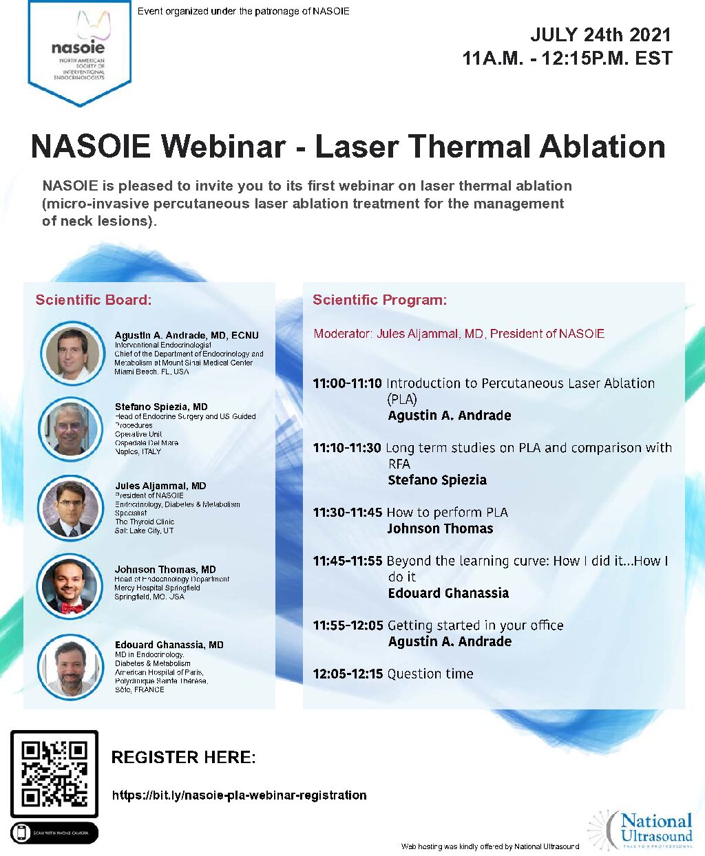 NASOIE first webinar on thyroid laser ablation